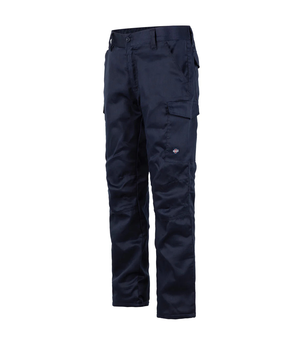 Pantalón cargo gabardina cintura elasticada